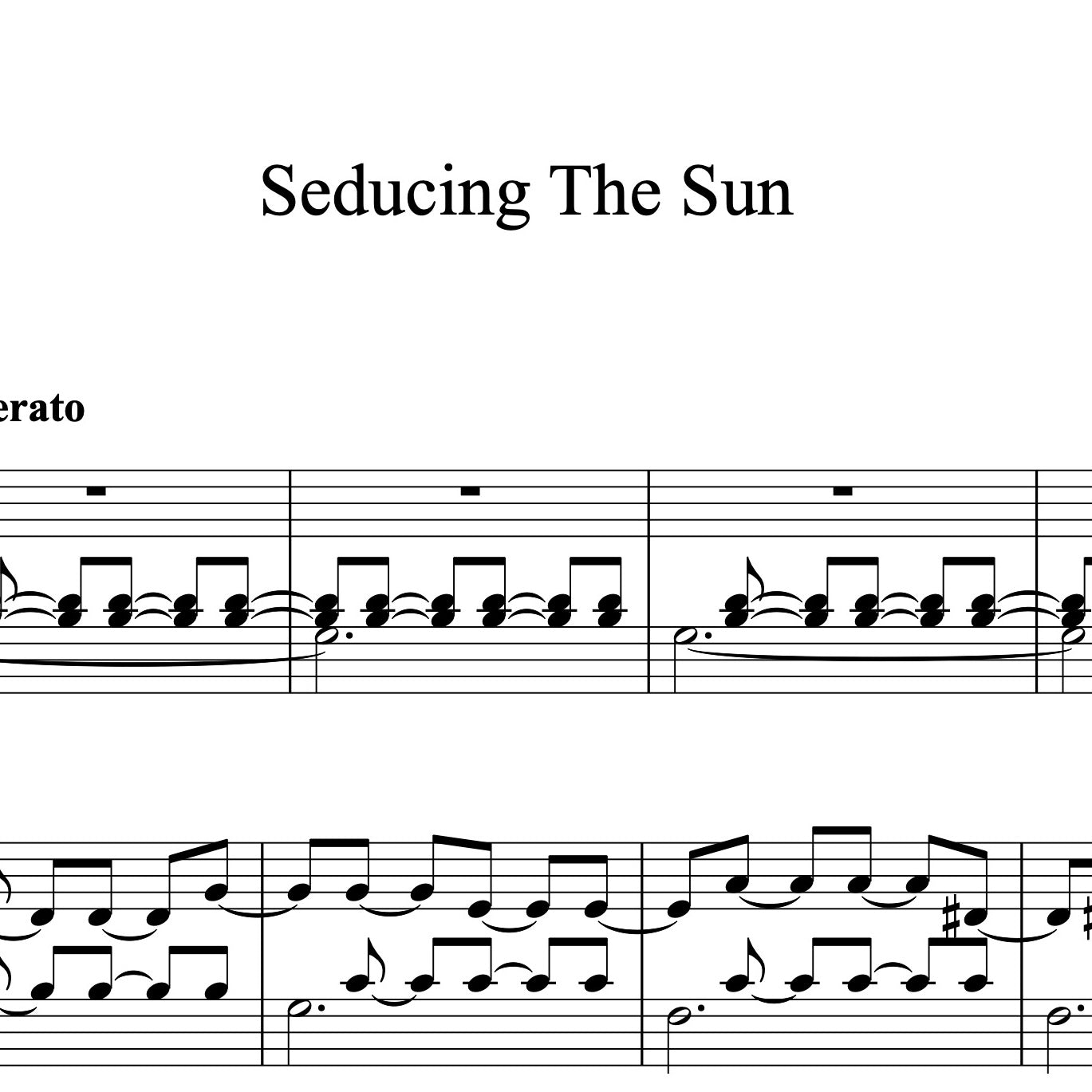 Grégory Privat - Seducing The Sun - Partition détaillée