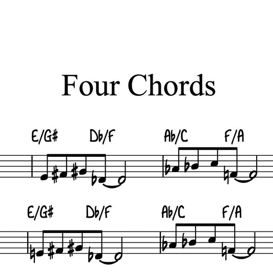 Grégory Privat - Four Chords - Partition